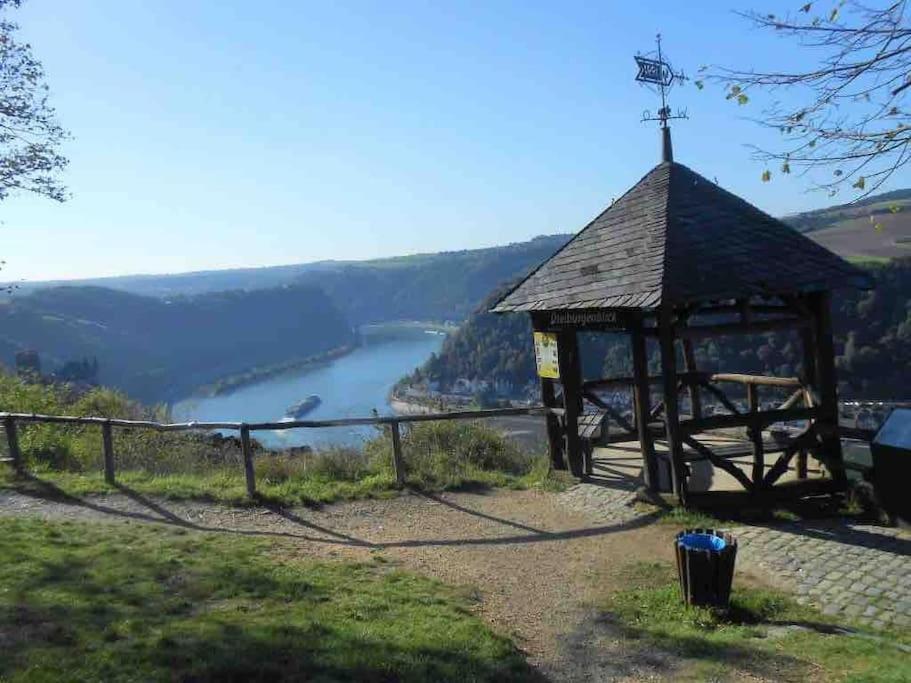 #1 Studioapartment Mit Loreleyblick Direkt An Der Schoensten Etappe Des Rheinsteigs Patersberg Экстерьер фото
